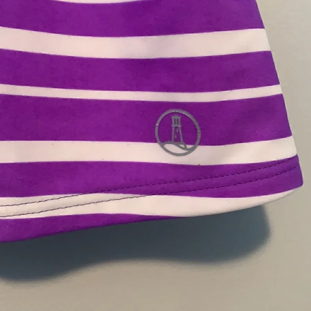 Lands' End Purple Swim Shirt